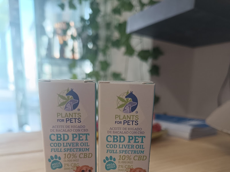 Plants for Pets, aceite de hígado de bacalao con CBD 10% y CBG 1%